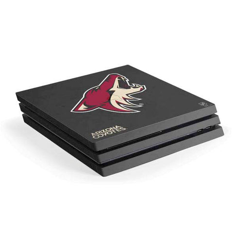NHL Arizona Coyotes Distressed PS4 Pro Console Skin